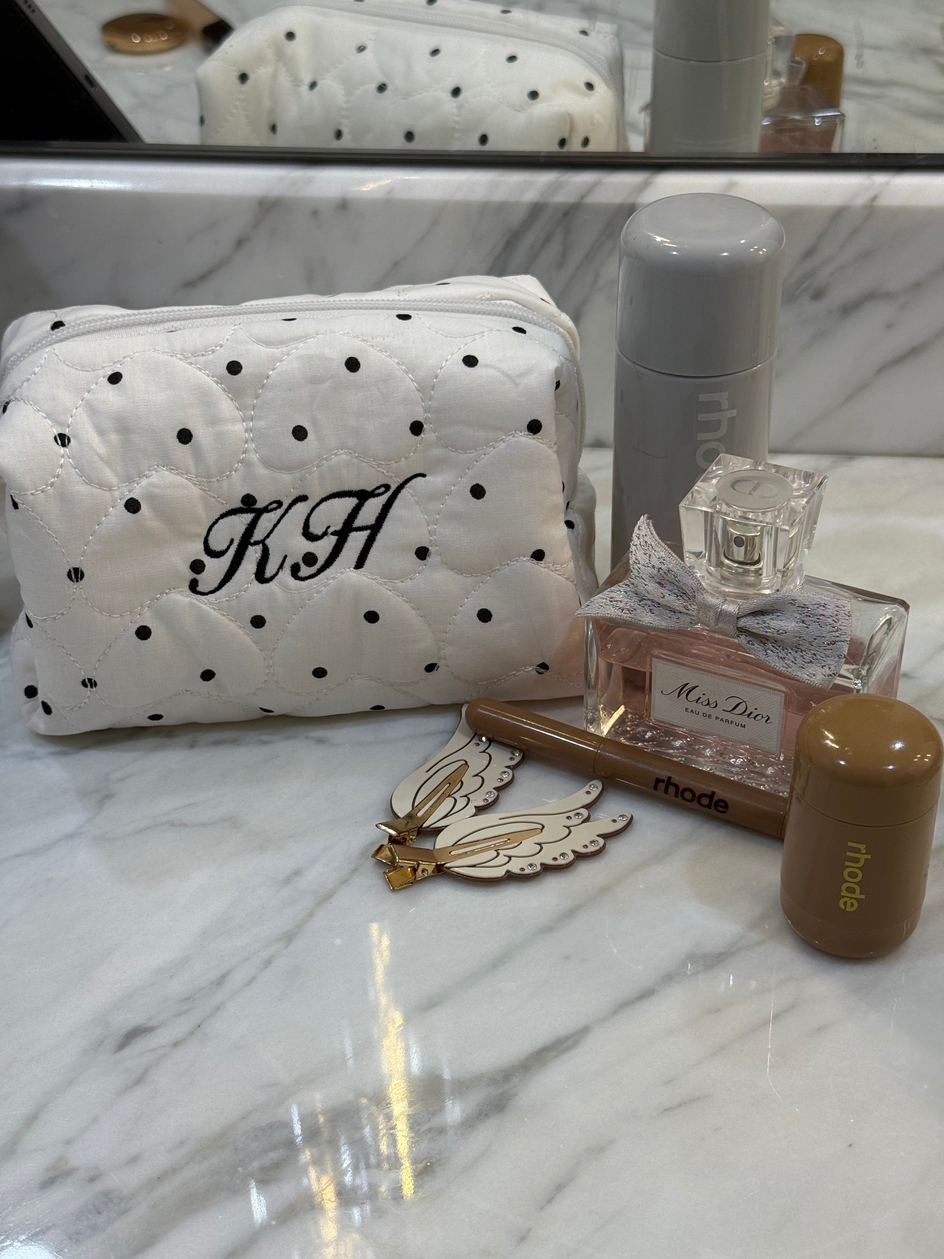 Medium Polka Dot Cosmetic bag